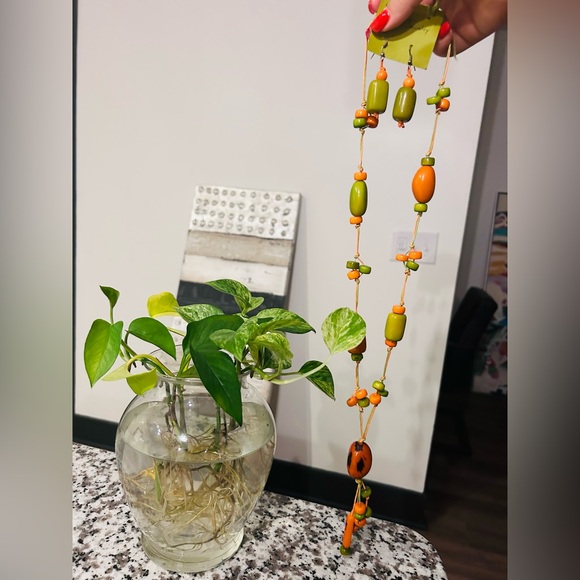 Tagua necklace set - Picture 1 of 2